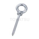 Stainless steel long eye screw
