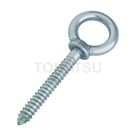 Stainless steel long eye screw