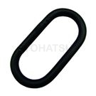 Stainless steel snap hook black plated