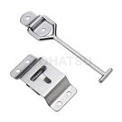 Vertical door buckle