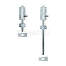 Stainless steel drop bar latch
