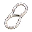 S type stainless steel double snap hook
