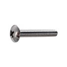Stainless steel round head cross screw S007