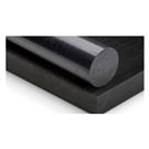 TECAMID MO Molybdenum disulfide PA6 Nylon Engineering Plastic Round Rod (Black)
