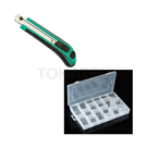PK-E022 Automatic box-type utility knife + 36-grid movable parts box combination