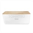 Extension cord storage box (wood cover)