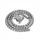 Winding Tube Protector Wire Organizer (Silver)
