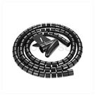 Winding Tube Protector Wire Organizer (Black)
