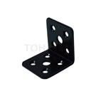 000691 Series Black Multi-hole Right Angle Fixing Plate