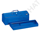 N-type double door tool box blue