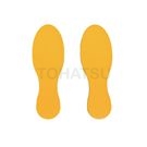 PVC Foot Shape Warning Tape