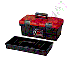Single-opening double-opening tool box (with center tray)