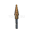 NMS-12G NMS-13G NMS-18G Hexagonal step drill 2-edge titanium coating