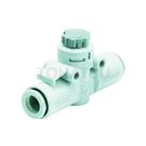 AS Series Speed Regulating Valve with Quick Connector Push-Down Lock Type Straight Type