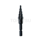 NMS-12 NMS-13 NMS-14 Hexagonal step drill 2-edge black oxide surface treatment