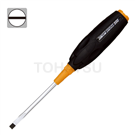 Slotted plastic handle screwdriver
