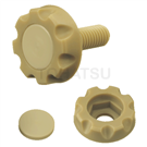Plastic center cap (PEEK without bolts) PEEKBC