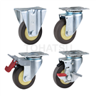 CQND Series Medium Load TPR Galvanized Flat Caster (4-6 inches)