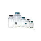Qorpak® Clear Square Glass Jars Sample Bottles