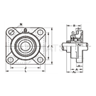 MUCF Series Round Flange Type Bearing Assemblies