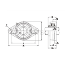 MUCT series diamond flange bearing assembly