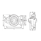 UCFA series diamond flange bearing assembly