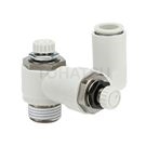 ASD Series with Quick Connector Inlet and Exhaust Throttle Type Speed Regulating Valve