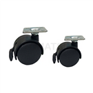 TWK-P Flat Plate Swivel Brake Dual Wheels