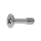 Anti-drop half round head cross screw