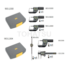 Basic instrument S_Mike PRO series - Fast electronic outside diameter straight-in micrometer - Complete set in box