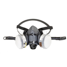 Half-face double-tank rubber gas mask 550030