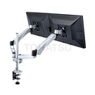EM45136 Spring extension arm dual screen support (clip-on and clip-on)