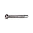 Stainless steel half round head cross tapping screws (for non-metal) S043