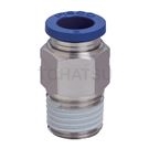 PC straight SUS304 stainless steel connector