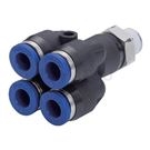 PRX Dual Manifold Y-Type SUS304 Stainless Steel Connector