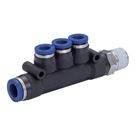 PKD Manifold Triple Type SUS304 Stainless Steel Fittings
