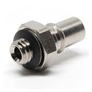 CPP straight threaded connector, lightweight, E3, E7 grade plunger