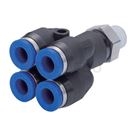 SPRX Dual Manifold Y-Type SUS303 Stainless Steel Connector