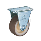 420R-UR Flat Rubber Fixed Wheel