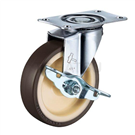 415E-UR Flat Rubber Side Brake Wheel