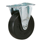 420SR-R Flat Rubber Fixed Wheel