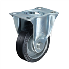 420SR-RB Flat Roller Bearing Rubber Fixed Wheel
