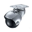 405P Flat Rubber Swivel Wheel