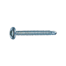 Carbon Steel / Stainless Steel Half Round Head Washer Face Cross Drilling Screws (Metal Sheet) MJ SMJ