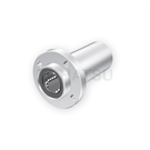 Protruding round flange extended linear bearing