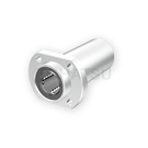 Protruding oval flange extended linear bearing