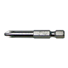 Cross single head screwdriver bit for hole