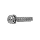 Cross combination screw (with small flat washer and spring washer P=4) PPSEMFS