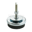 LW.A foot (vibration-absorbing, level-adjustable type)
