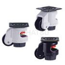 GDN-F Series Adjustable Casters Flat Plate Type